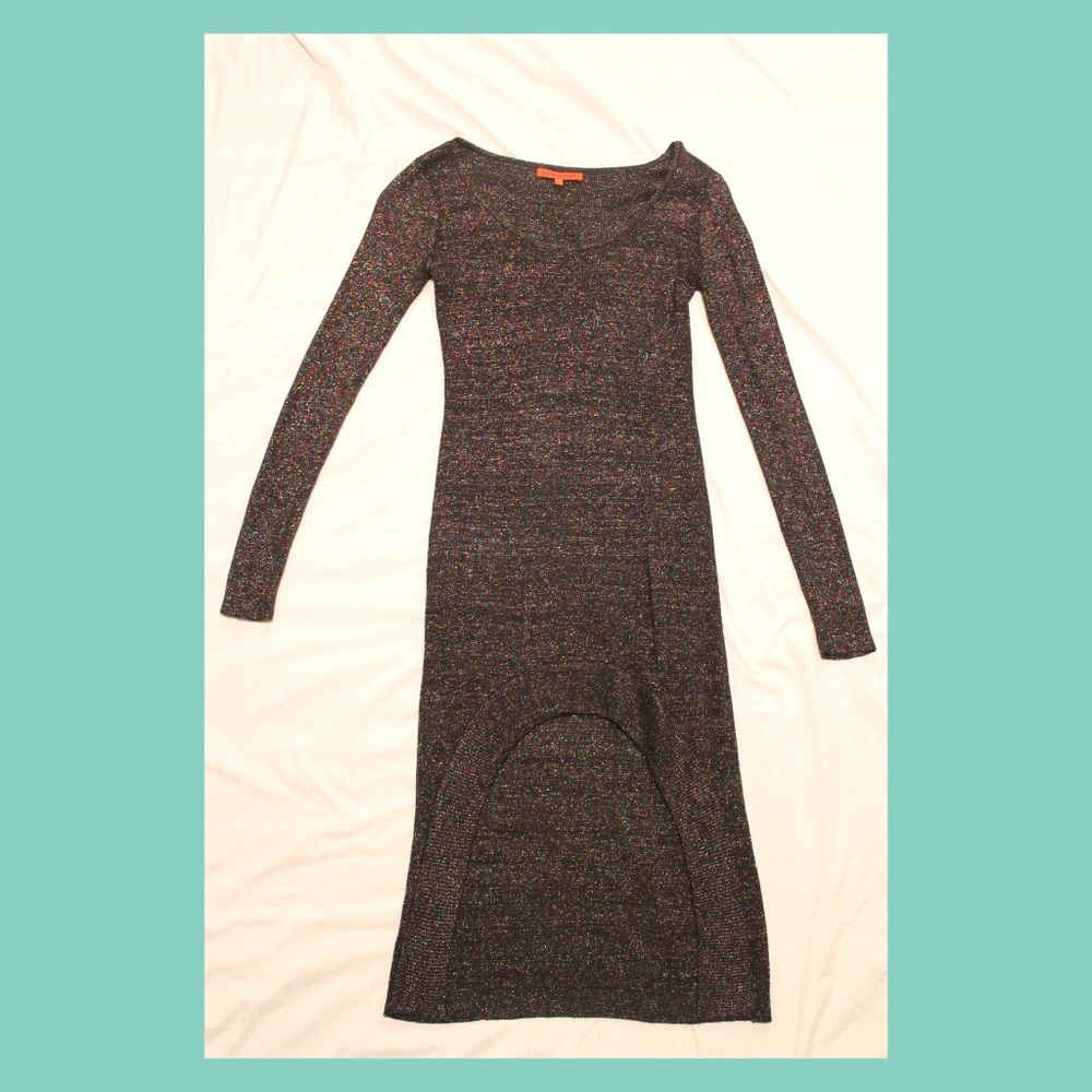 Sparkly sweater dress